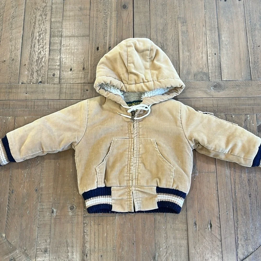 Oshkosh vintage Sherpa lined corduroy jacket